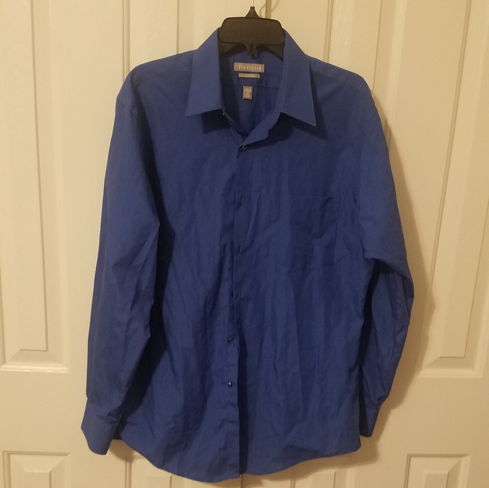 Mens blue dress shirt